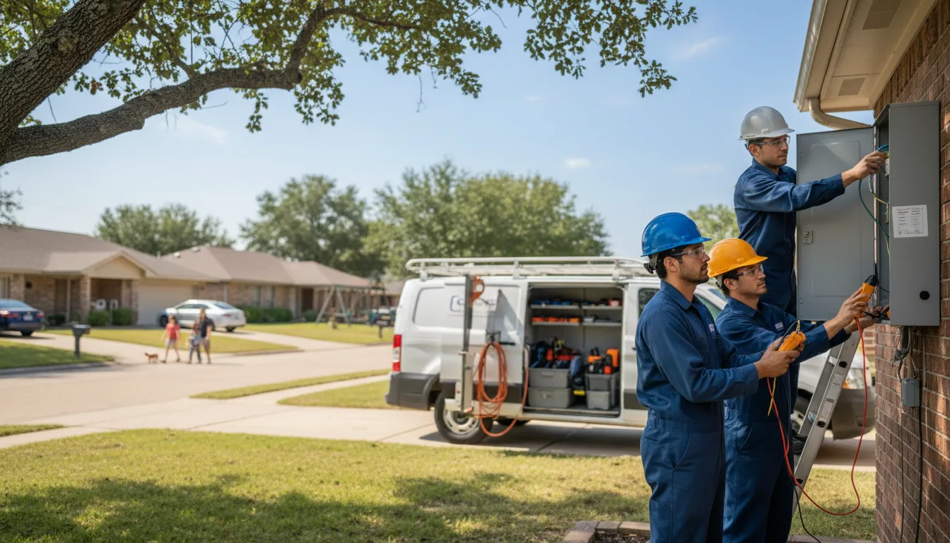 Certified electrician providing emergency electrical services in Doddsville, MS